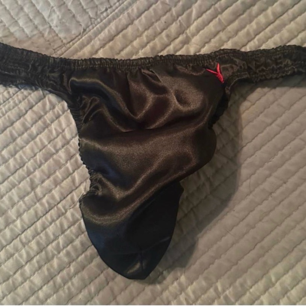 Men’s PLAYBOY Black Satin Men's Underwear